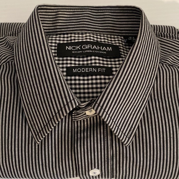 Nick Graham Flip Cuff Shirt Medium - Picture 1 of 6